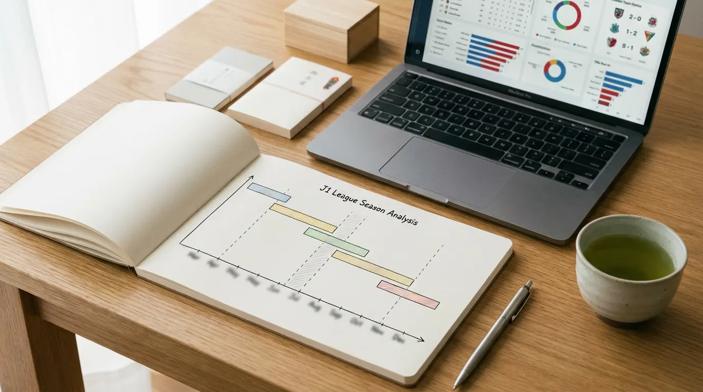 Diagrama del nuevo formato de calendario de la J1 League para 2026